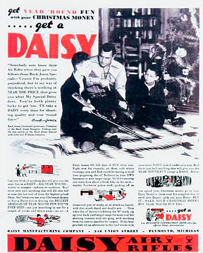 Daisy Air Rifle Ad from the 1930s
