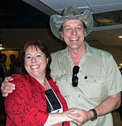 Linda Walker with Ted Nugent
