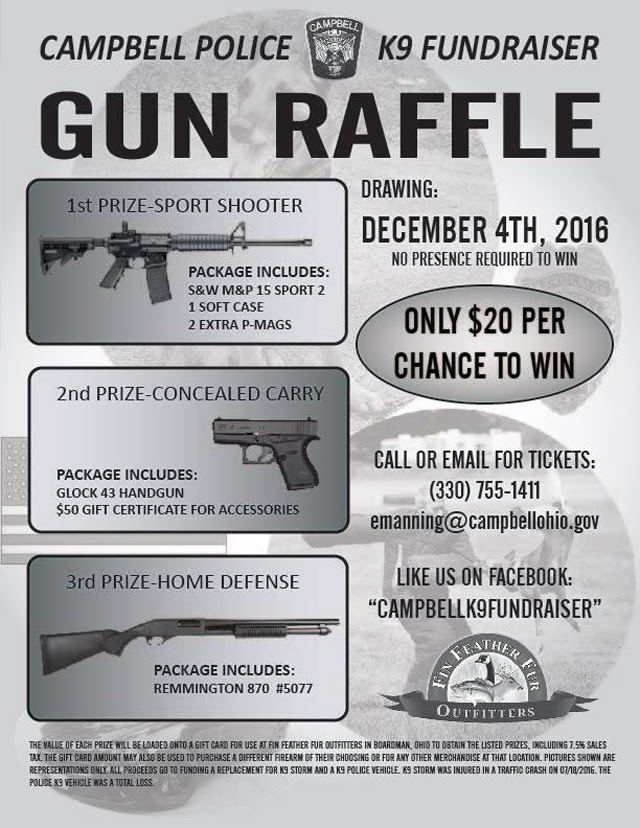 Campbell PD Gun Raffle