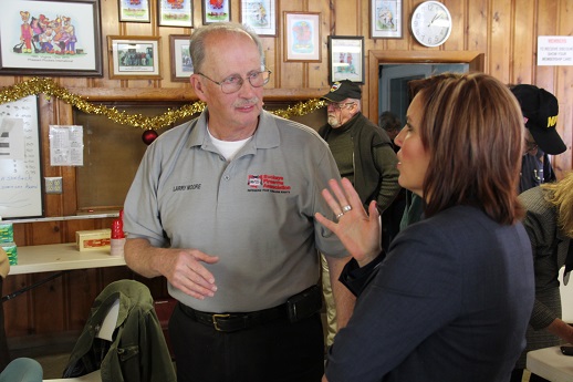 BFA Region Leader Larry Moore with Lt. Gov. Mary Taylor