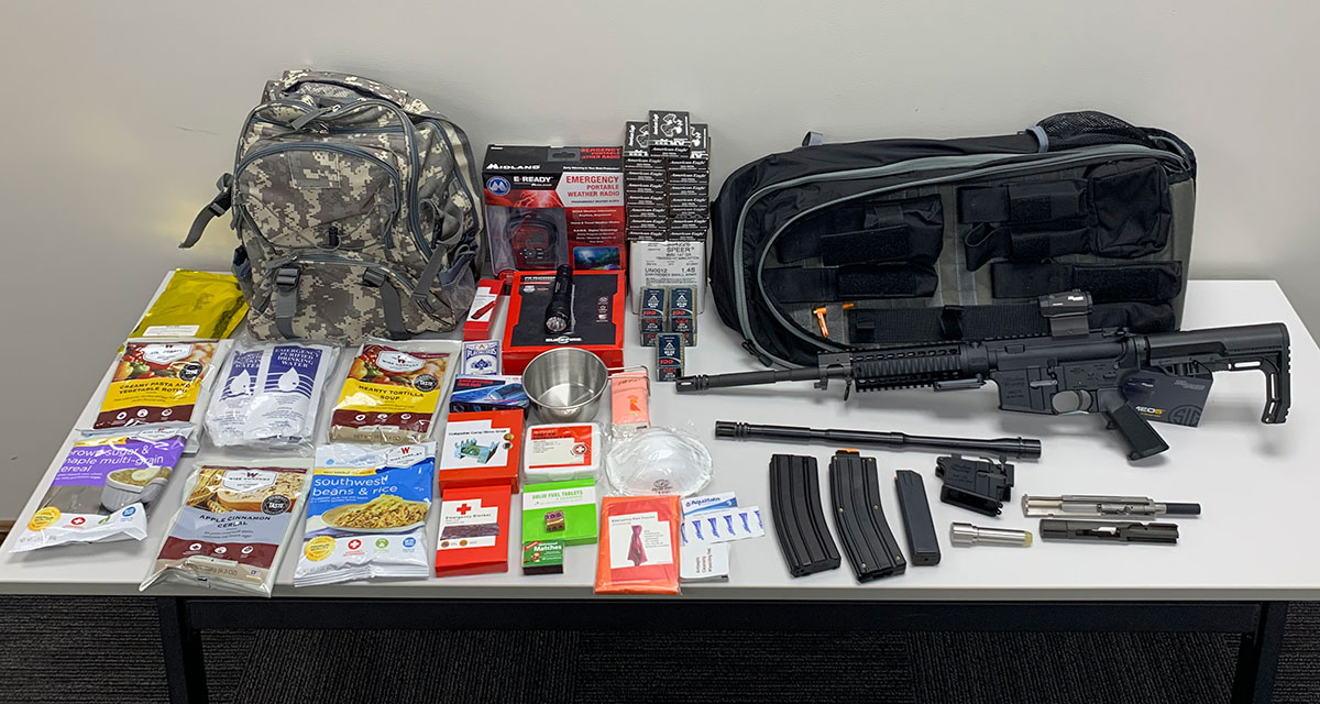 The 3Caliber Rifle "Bug Out Bag" Raffle 2,852 Prize Package