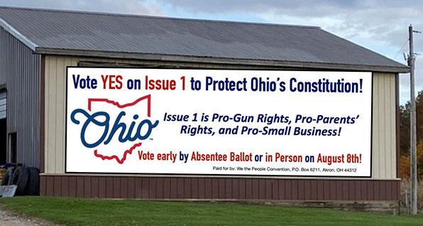 Ohio Issue 1 Barn Billboard