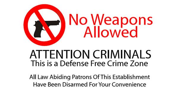No Gun Zone